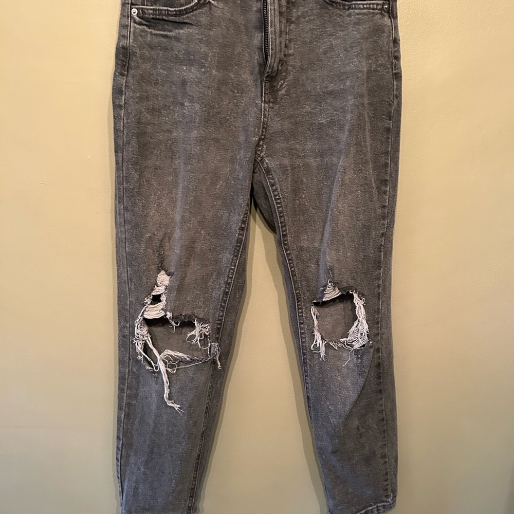 Wild Fable Distressed Black Boyfriend Jeans